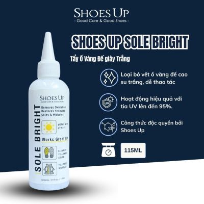 Shoes Up Sole Bright- Tẩy Ố Vàng Đế giày Trắng, chi tiết cao su…
