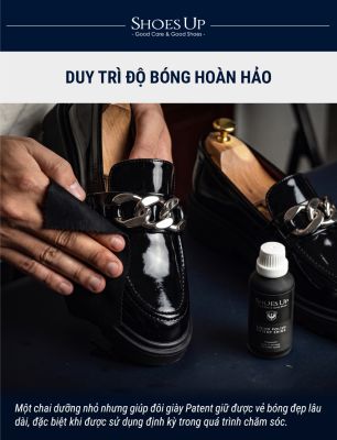Shoes Up Patent Shine - Dung dịch dưỡng bóng chuyên dụng cho da Patent, da phủ bóng