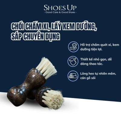 Chổi chấm xi, lấy kem dưỡng,sáp chuyên dụng Shoes Up