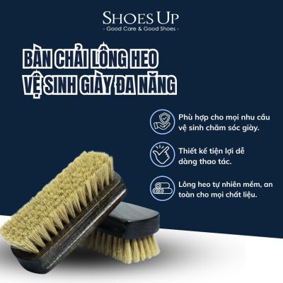 Bàn chải Lông Heo vệ sinh giày đa năng Shoes Up