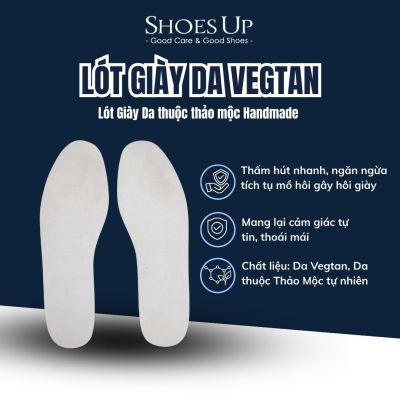 Lót Giày Da Vegtan, Lót Giày Da thuộc thảo mộc Handmade, Cắt Tay Thủ Công theo yêu cầu.
