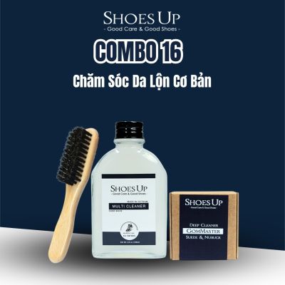 Combo Shoes Up 16: Chăm Sóc Da Lộn Cơ Bản – Giữ Giày Da Lộn Luôn Sạch Và Mềm Mại