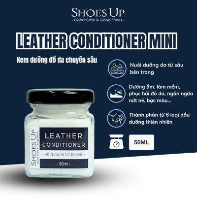 Leather Conditioner Mini Shoes Up 50ml - Kem dưỡng đồ da,giày da,túi xách, áo khoác da