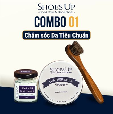 Combo Shoes Up 01: Chăm sóc Da Tiêu Chuẩn - Giữ giày da luôn như mới