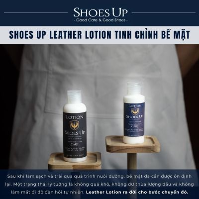 Shoes Up Leather Lotion 100ml - Sữa vệ sinh & dưỡng da dịu nhẹ Túi xách,Giày Da, phụ kiện đồ da.