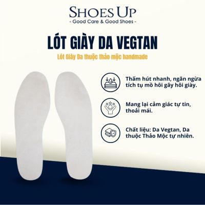 Lót Giày Da Vegtan, Lót Giày Da thuộc thảo mộc Handmade, Cắt Tay Thủ Công theo yêu cầu.