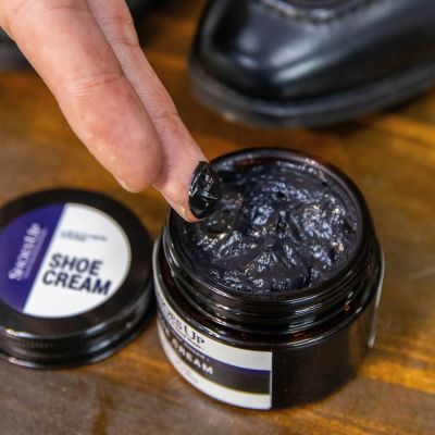 Shoes Up Shoe Cream Polish - Xi kem chăm sóc Giày và Đồ Da thành phần thiên nhiên