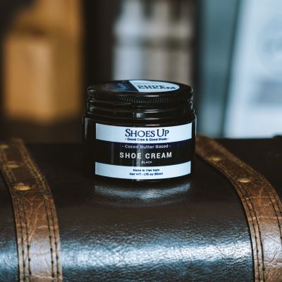 Shoes Up Shoe Cream Polish - Xi kem chăm sóc Giày và Đồ Da thành phần thiên nhiên