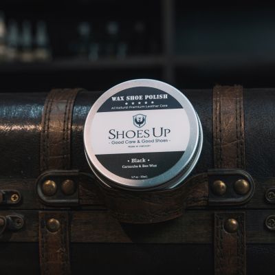 Shoes Up Wax Shoe Polish - Xi Sáp đánh bóng Giày Da thành phần từ Thiên Nhiên