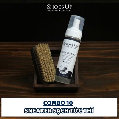 Combo Shoes Up 10 : Sneaker Sạch Tức Thì - Vệ Sinh Nhanh, Không Cần Chờ