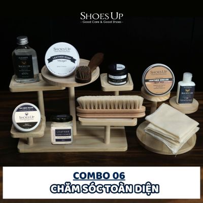 Combo Shoes Up 06: Chăm Sóc Giày Toàn Diện - Giữ Giày Da Luôn Bền Đẹp