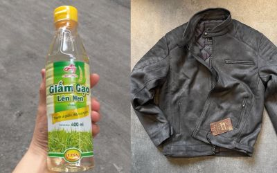 Dấm khử mùi đồ da? Không, bạn chỉ đang ướp giấm lên giấc mơ da thật của mình