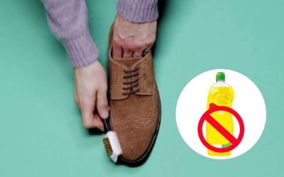 Nước rửa chén không phải ‘thần dược’ vệ sinh cho giày da lộn. Dừng lại ngay trước khi quá muộn.