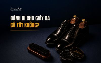Đ&aacute;nh xi cho gi&agrave;y da c&oacute; thực sự tốt kh&ocirc;ng ? | Shoes Up