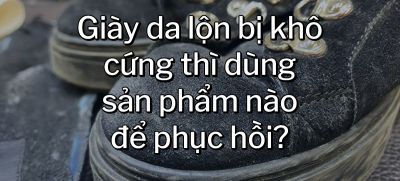 CÂU HỎI 15: Giày da lộn bị khô cứng thì dùng  sản phẩm nào để phục hồi?