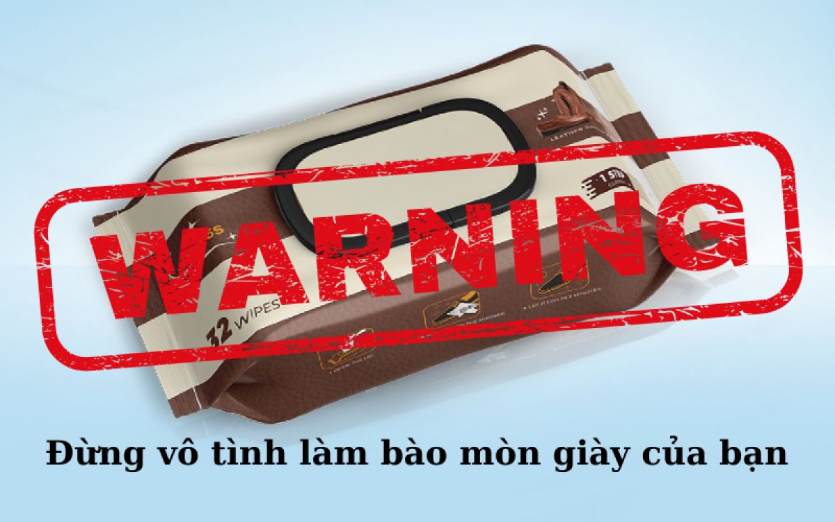 Sự thật về khăn ướt – Sát thủ âm thầm làm hại giày da mà bạn vẫn dùng mỗi ngày